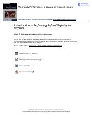 Lilian G. Mengesha & Lakshmi Padmanabhan, “Introduction to Performing Refusal_Refusing to Perform.pd