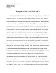 Response Journal Entry #3