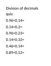 Division of decimals quiz.doc