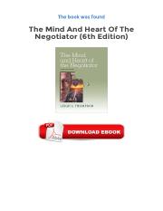 The Mind And Heart Of The Negotiator 6th Edition PDF.pdf