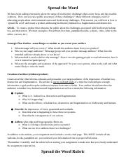 Copy of Spread the Word Module .docx