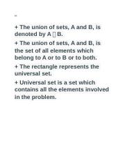 The union of sets.docx
