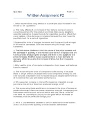 Written Assignment #2