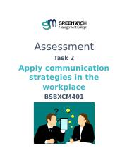 BSBXCM401 - Assessment Task 2 V1.1.docx