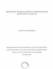 concept of social justice found in Qutb fizilalil quran.pdf