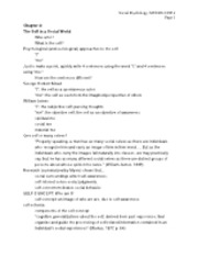 MYERS, Social Psyc, Chp 2 outline-notes