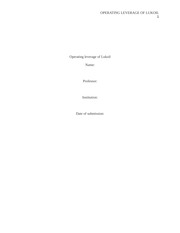 209594347 evaluation of the capital structure and valuation of Lukoil