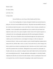 Benjamin Franklin Errata Essay.docx