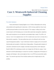 wentworth industrial cleaning supplies case study