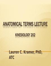 Anatomical Terms Fall 2018.ppt