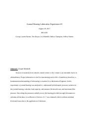 Journal Bearing Lubrication FInal Report.docx