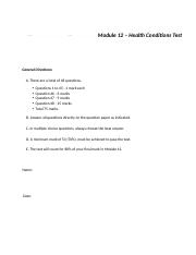 IV-13 Test - Module 12 Health Conditions.docx