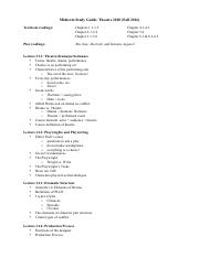 Study Guide Midterm Fall 2016 (1)