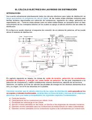 TEXTO DE CLASE CÁLCULO ELÉCTRICO EN LAS REDES DE DISTRIBUCIÓN ELÉCTRICA.pdf