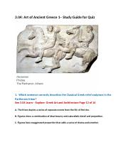 3.04_Art of Ancient Greece 1 – Study Guide for Quiz.docx