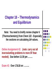Thermodynamics and Equilibrium.ppt