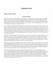arranged marriage argumentative essay