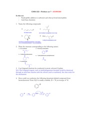 Problem set 7 - Pi bond electrophiles ANSWERS(1)
