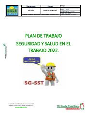 08. Plan de Trabajo Anual en Seguridad y Salud en el Trabajo Puerto Nare 25012022.pdf