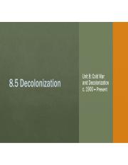 APWH 8.5 Decolonization.pdf