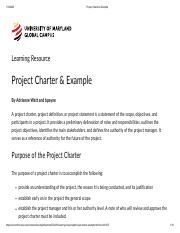 UMGC MBA 670 - Project Charter & Example.pdf