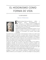 El Hedonismo como forma de vida.pdf