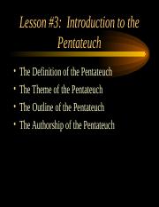 Lesson3 Pentateuch.ppt