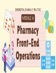 MODULE 4 PHARMACY FRONT END OPERATION.pdf
