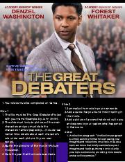 The Great Debaters Presentation Project.pdf