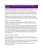 (60) Difference between Money Market and Capital Market.docx