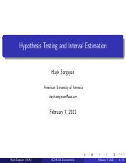 Hypothesis Testing and Interval Estimation.pdf
