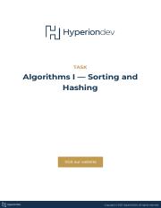 SE L3T11 - Algorithms I - Sorting and Hashing.pdf