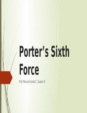 Porter’s Sixth Force.pptx