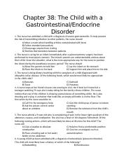 Chapter 38 GI: Endocrine