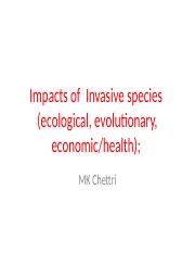 Impacts of Invasive species-1111485965.ppt