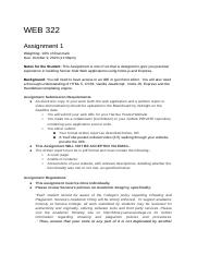 web322 assignment 4
