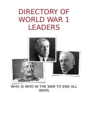 world_war_1_leaders_directory.doc