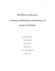 The effects of distance learning in mathematics performance of grade 8 students.docx