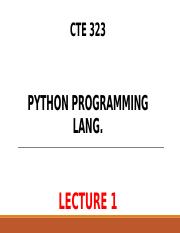 CTE 323 - Lecture 1.pptx
