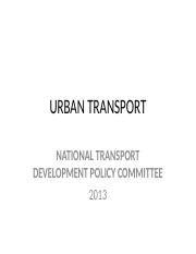 Urban Transport.pptx