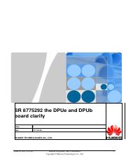 SR8775292 the DPUe and DPUb board clarify.pdf