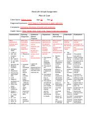 Real Life Kidney Disease_ Part Two_ Plan of Care_ Template.docx