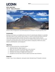 ERTH1052 Lab 10 Natural Disasters worksheet_STUDENT.pdf