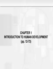 Unit 1 Introduction to Human Development Powerpoint Presentation