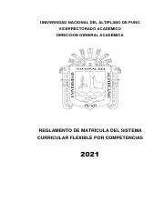 Reglamento de Matrícula del Sistema Curricular Flexible por Competencias 2021.pdf