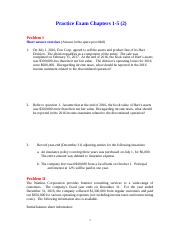 Chapter 1 - 5 Practice Exam II