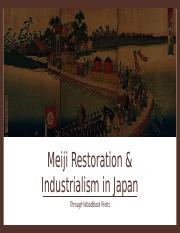 Meiji_Restoration__Industrialism_in_Japan­_.pptx