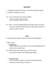 English - Exam Study Notes.docx