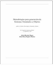 Metodologías para generación de Sistemas Orientados a Objetos - PDF Descargar libre.pdf