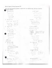 Honors 2 Algebra 2 Solving Equations WS.pdf